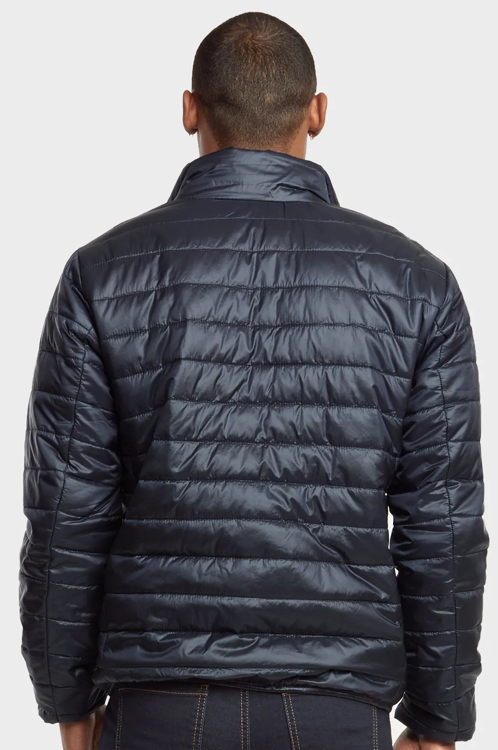 ET|TU MEN'S PUFF JACKET (MPJ200E_NAVY)