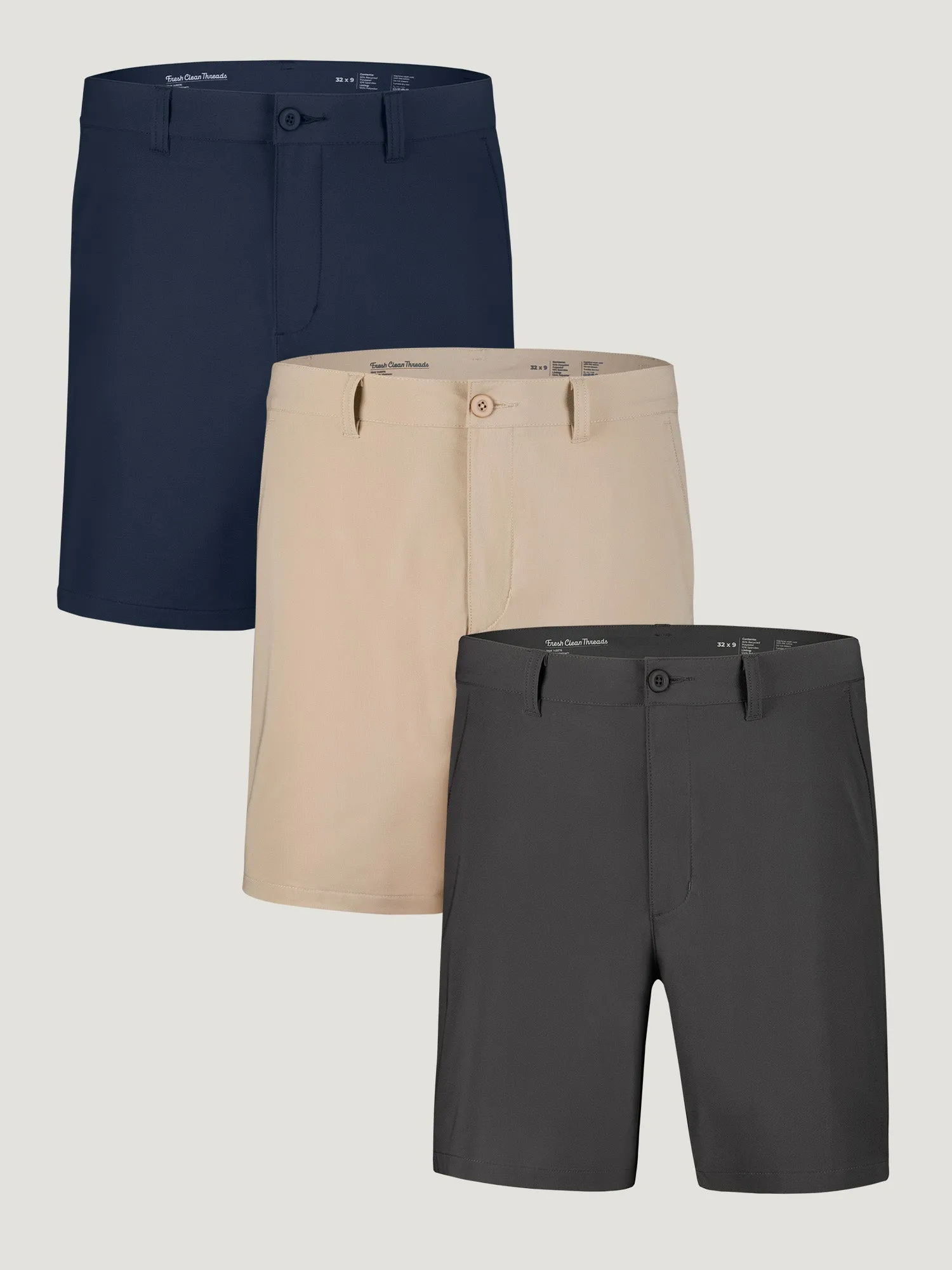 Everyday Shorts 2.0 Essentials 3-Pack