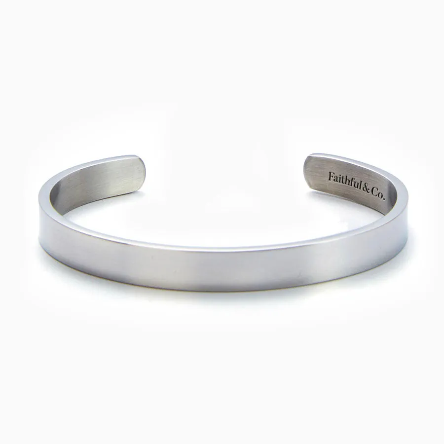 Faith Over Fear Cuff Bracelet