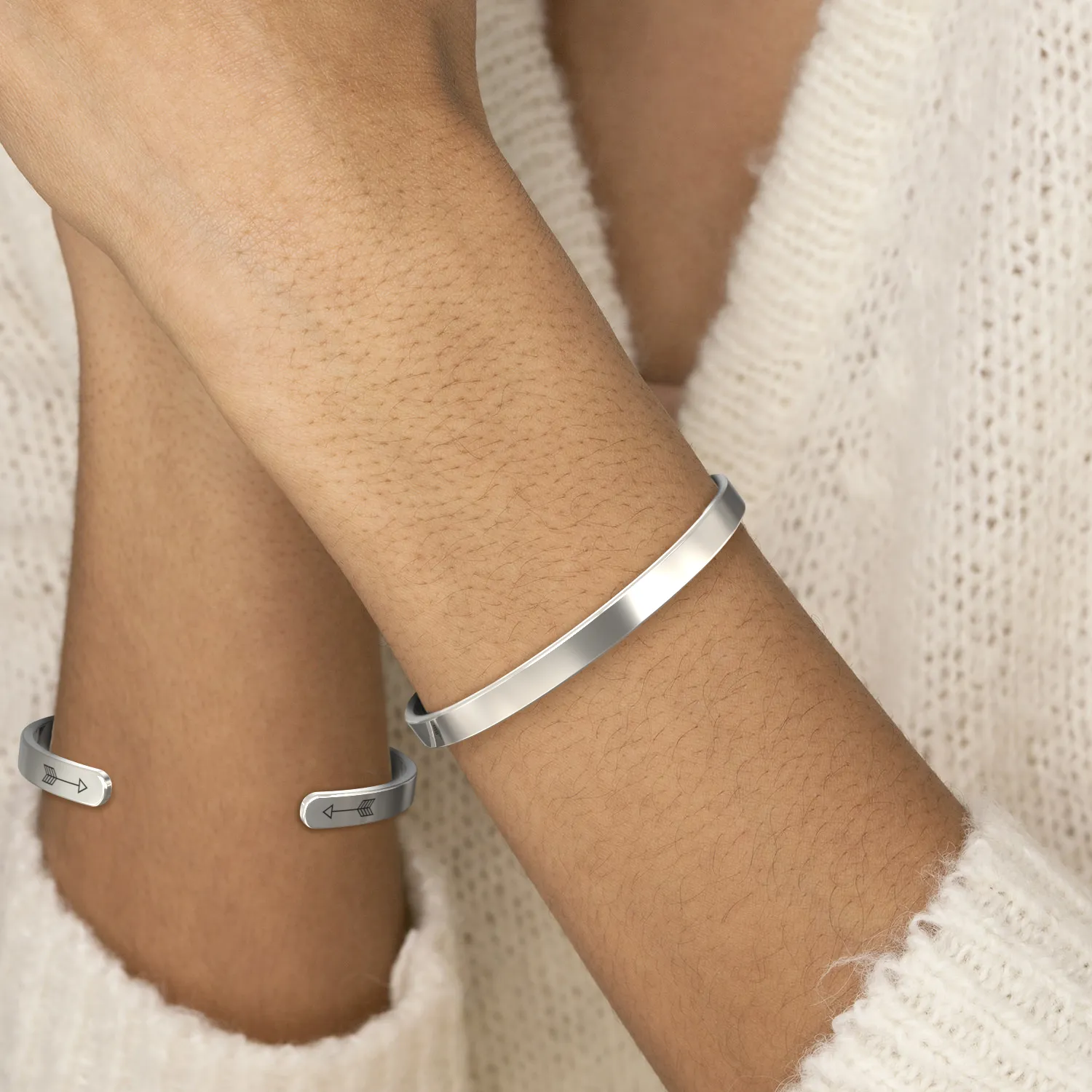 Faith Over Fear Cuff Bracelet