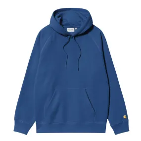 Felpa Carhartt WIP Hooded Chase Blu