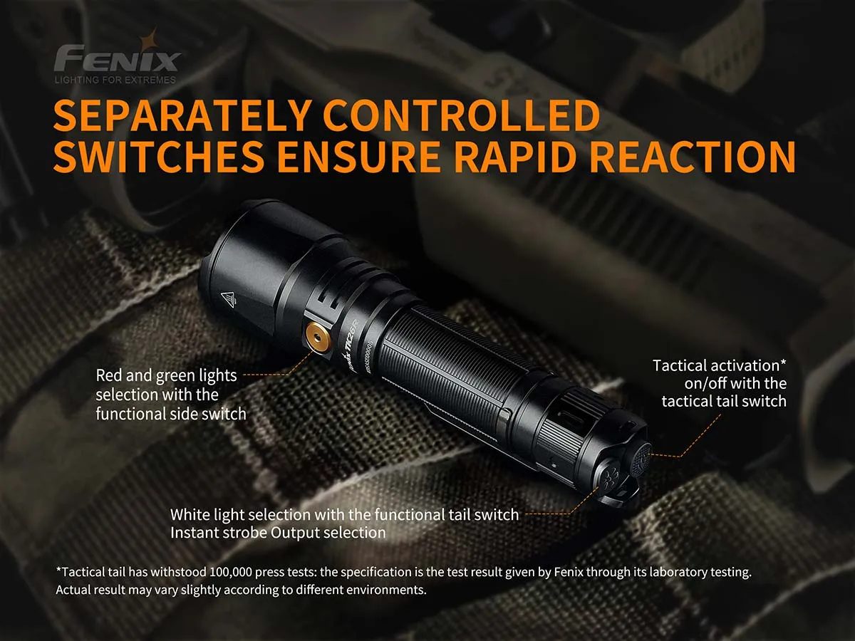 Fenix TK26R USB Rechargeable Tactical Flashlight 1500 Lumens