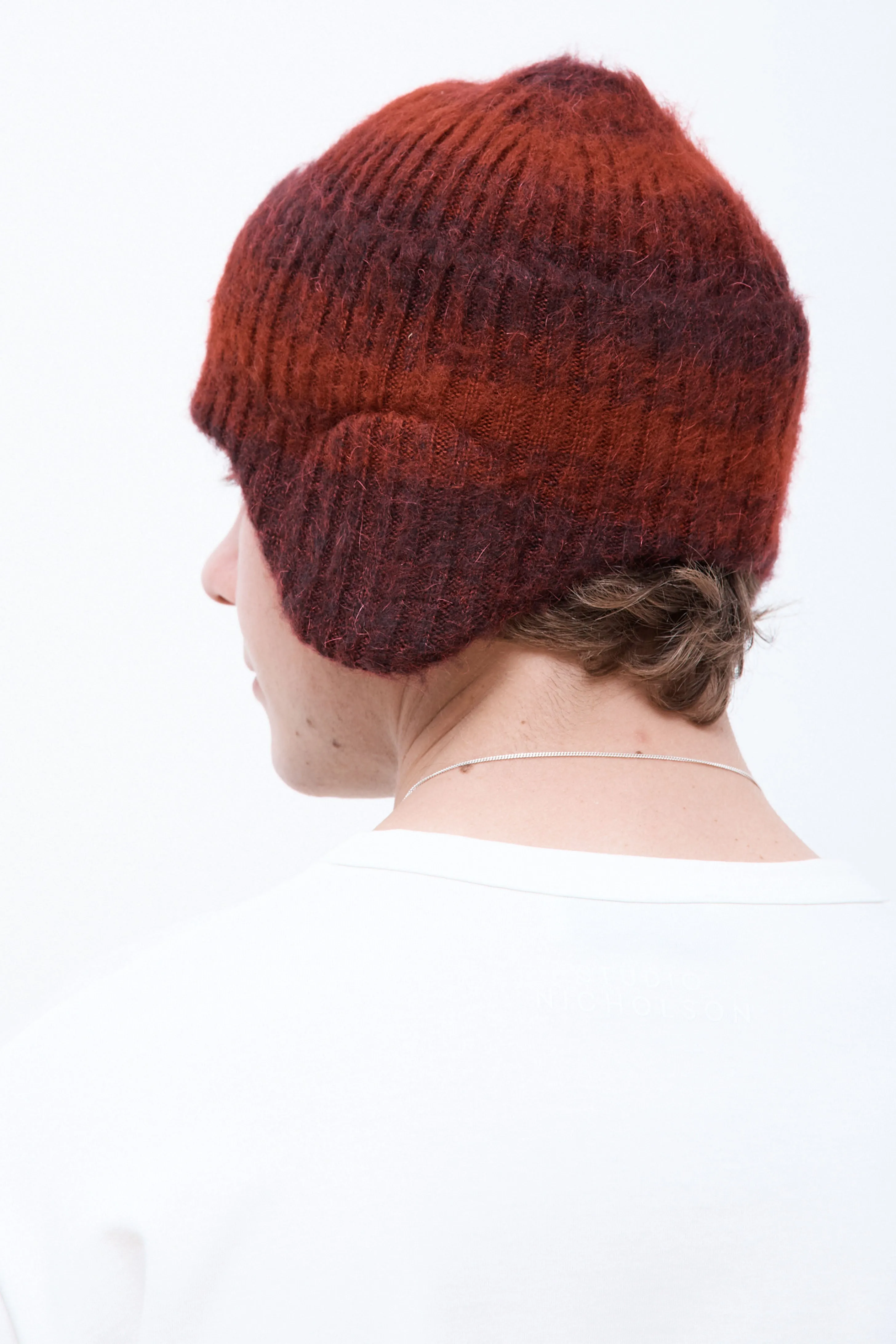 Flap Beanie Burgundy