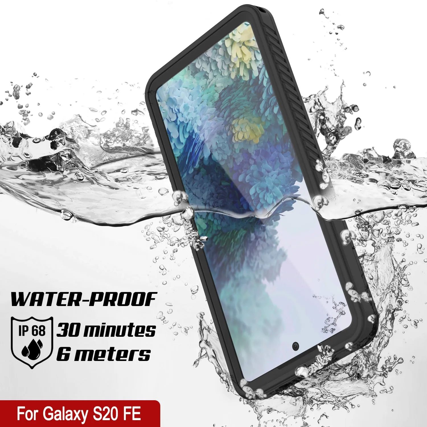 Galaxy S20 FE Water/Shockproof [Extreme Series] With Screen Protector Case [Black]