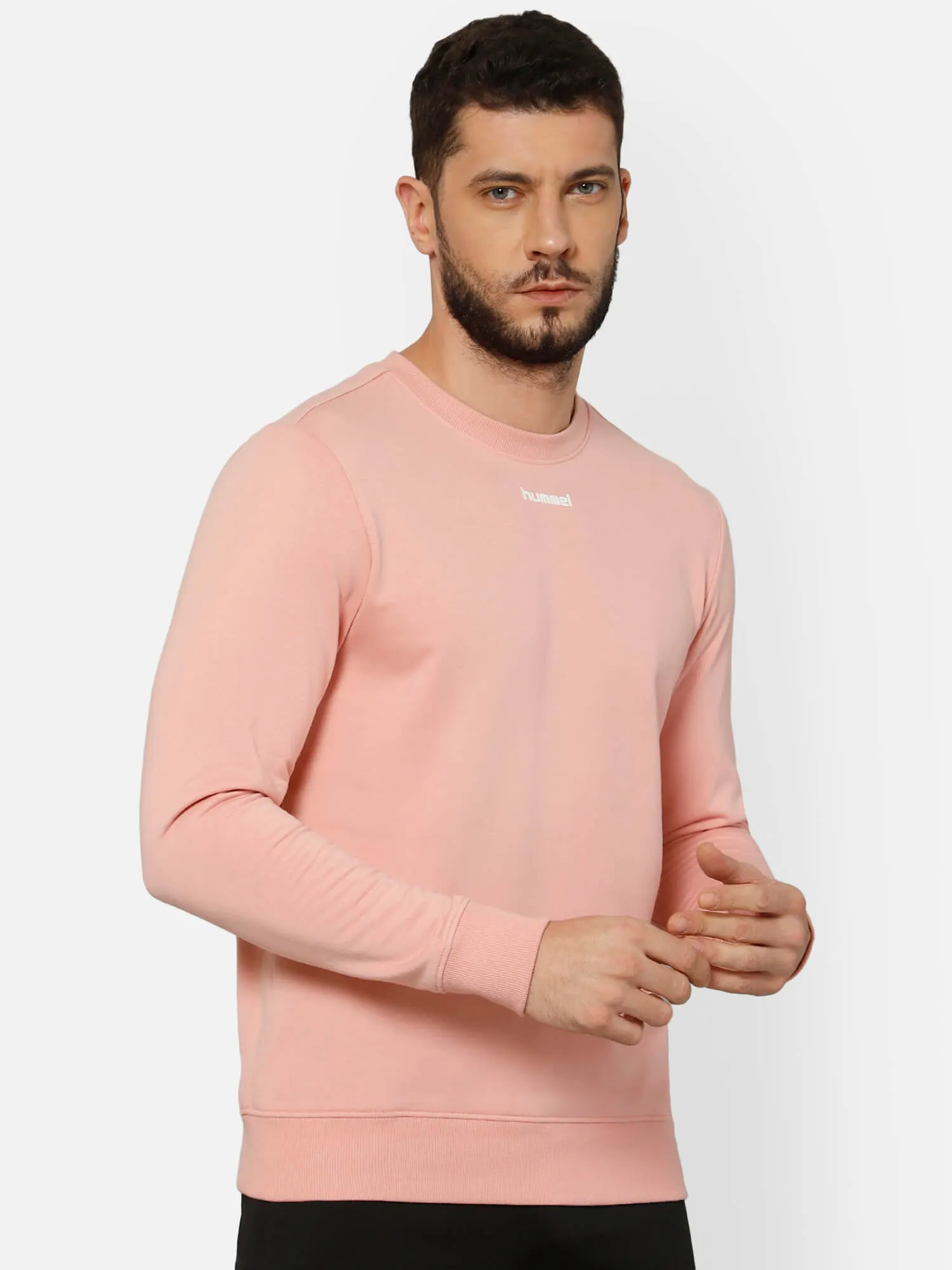 Galip Men's Solid Regular Fit Round Neck Cotton Rich Sweatshirt Comfortable soft Fabric for Everyday Use Ideal for Casual wear