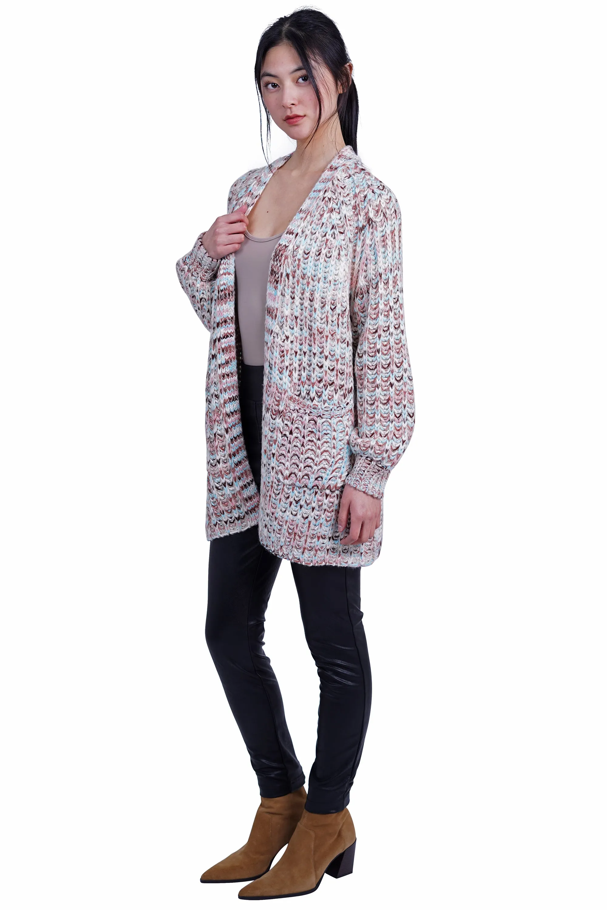 Gloria Open Front Cardigan