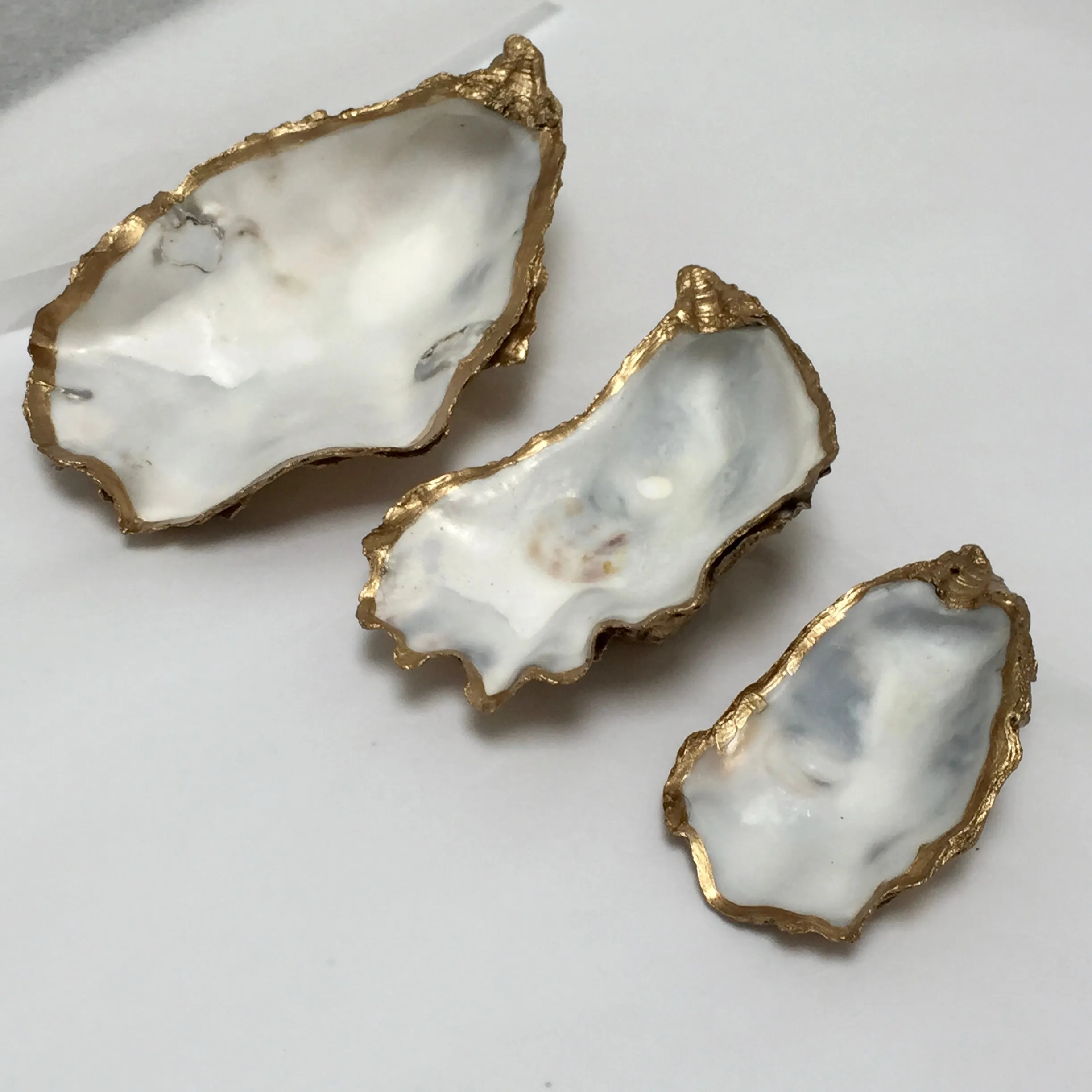 Gold Oyster Trinket Dish