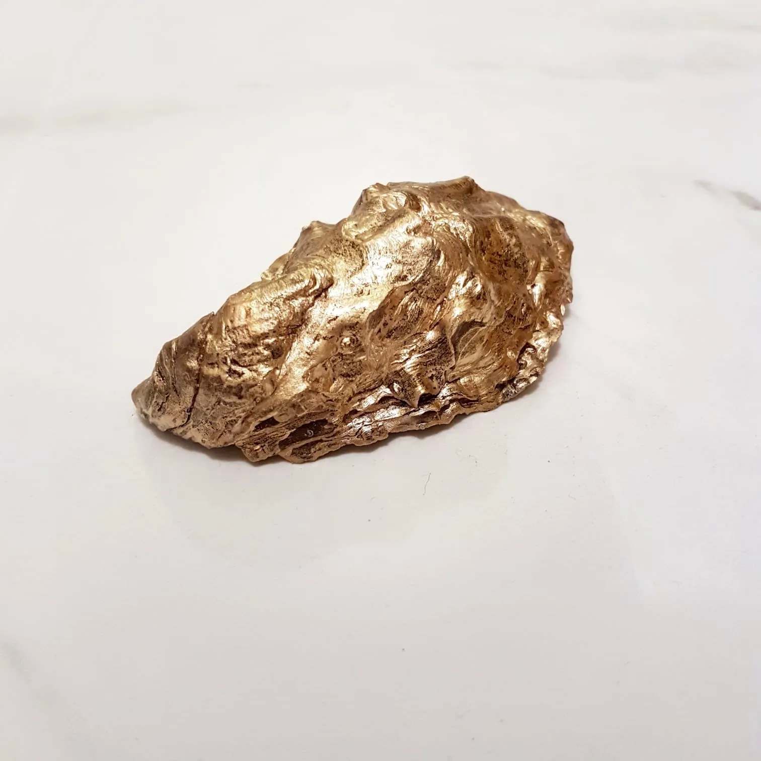 Gold Oyster Trinket Dish