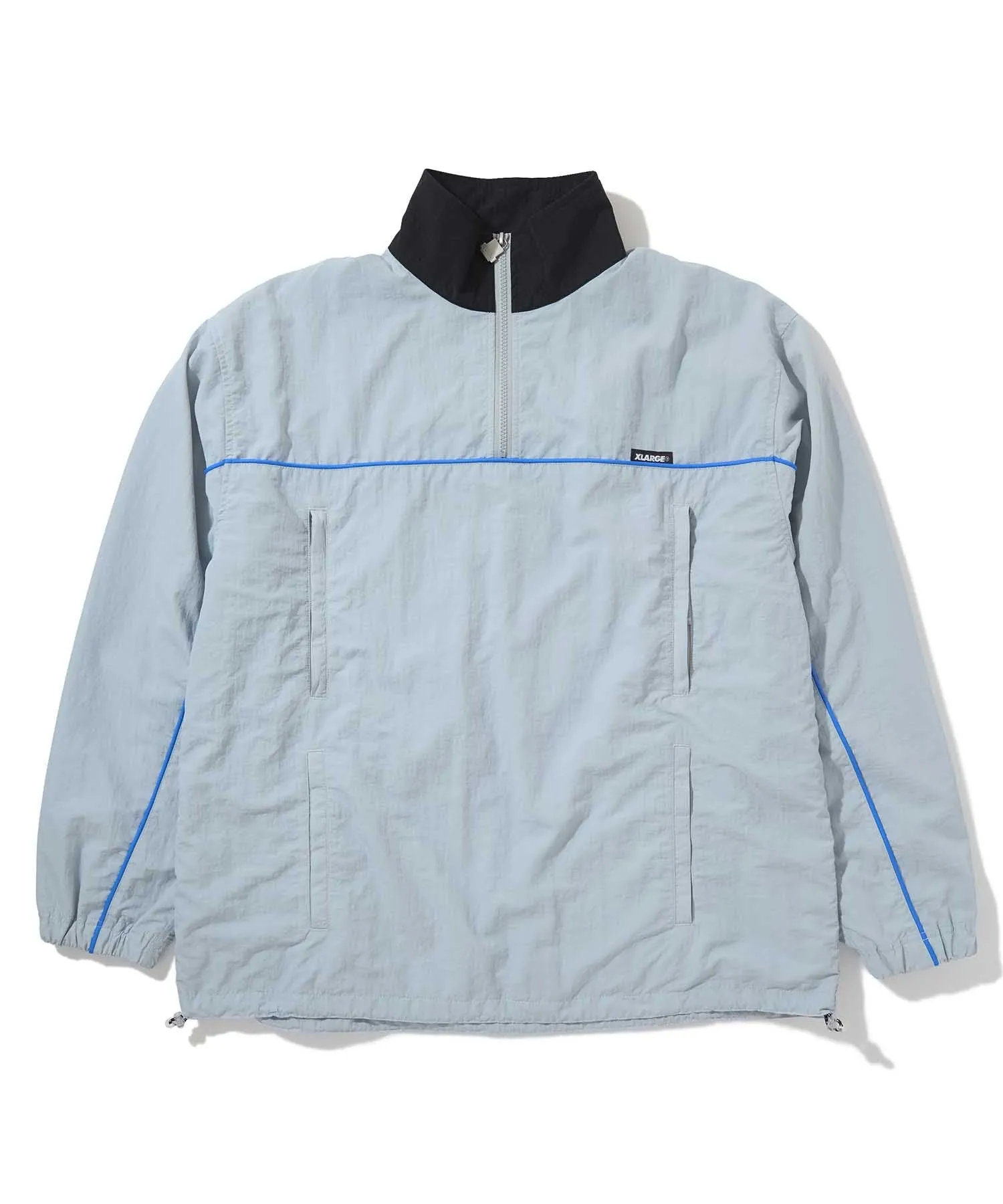 HALF ZIP NYLON PULLOVER JACKET