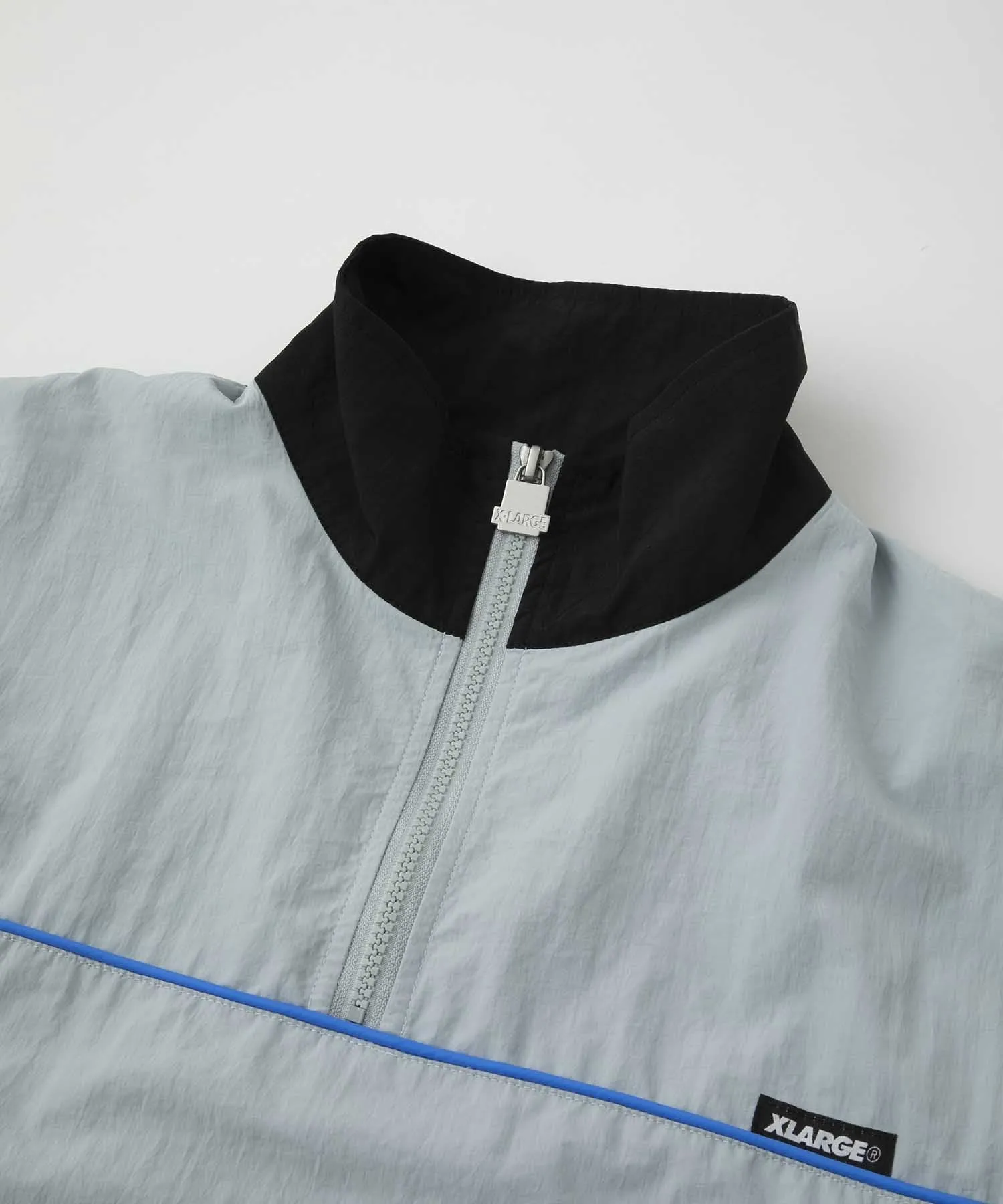 HALF ZIP NYLON PULLOVER JACKET