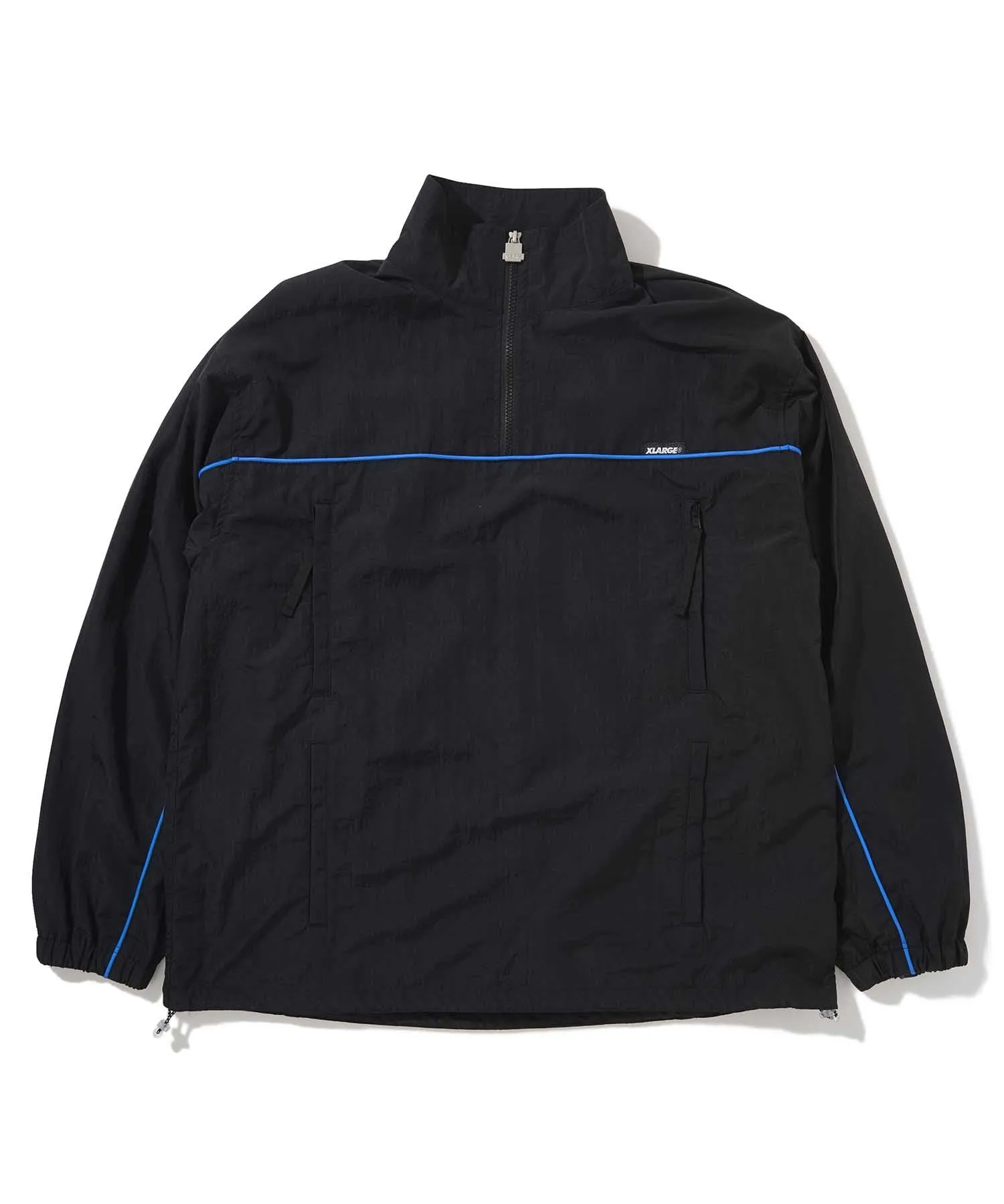 HALF ZIP NYLON PULLOVER JACKET