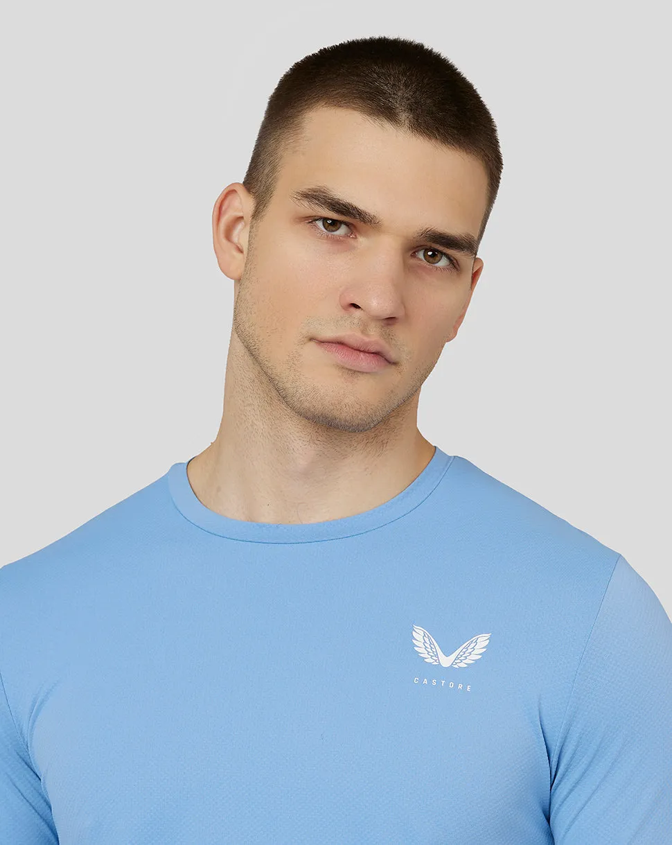 Heren Active Performance T-Shirt met korte mouwen – Blauw