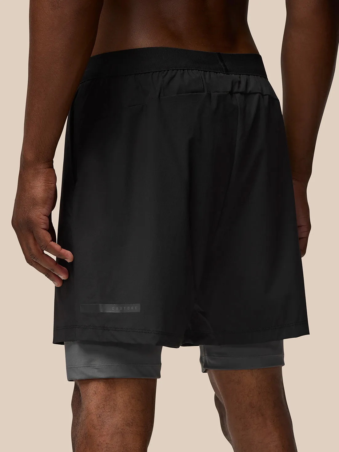 Heren Flow Shorts 2-in-1 - Zwart