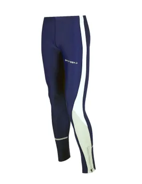 Herren Laufhose Tight Lang Navy Blau