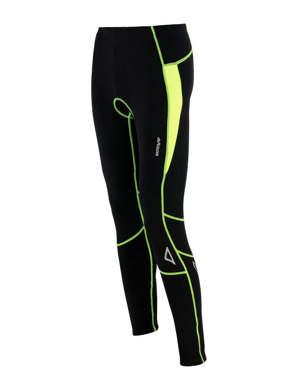 Herren Thermo Fahrradhose Pro T Schwarz-Neon Setprodukt