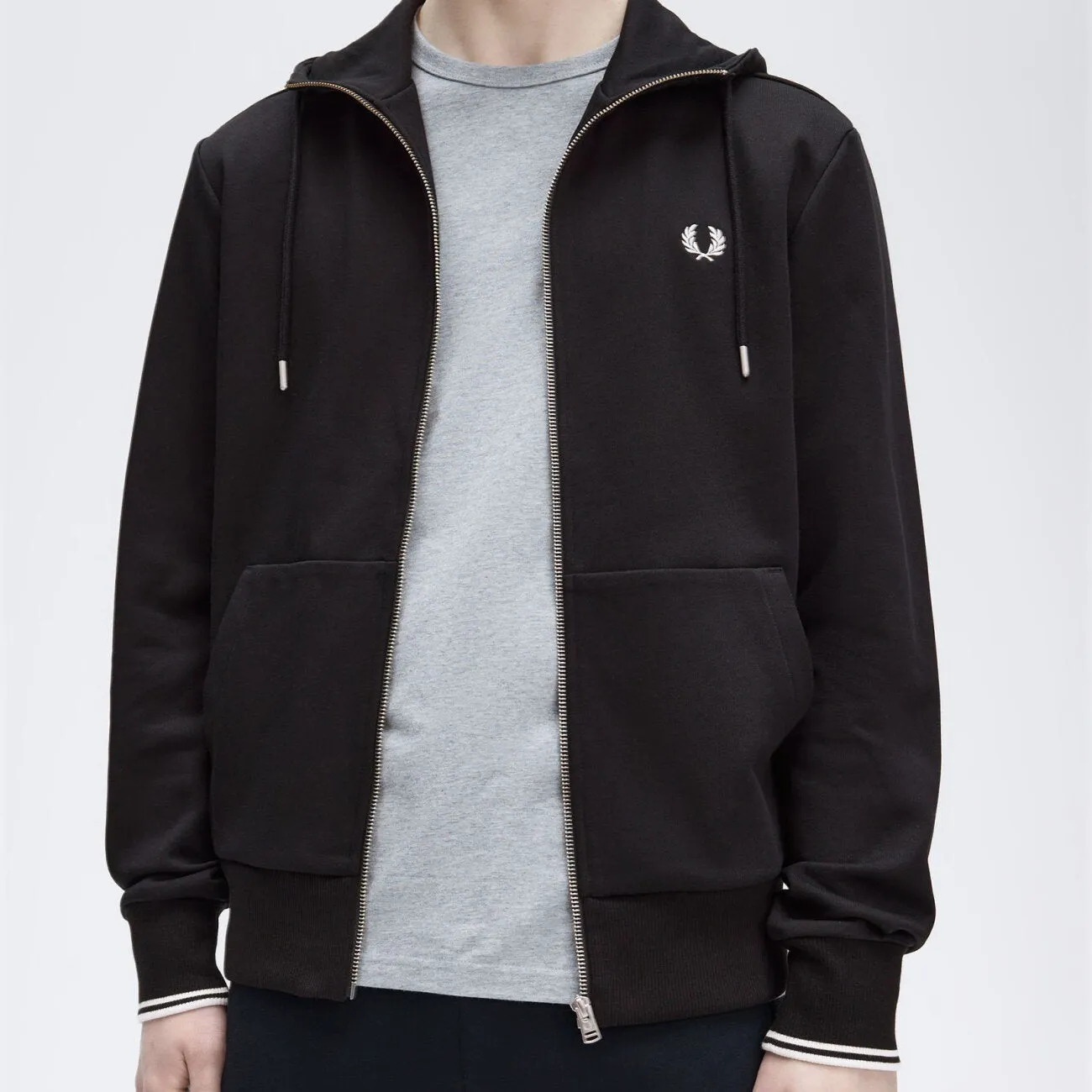 Hooded Zip Through Sweatshirt