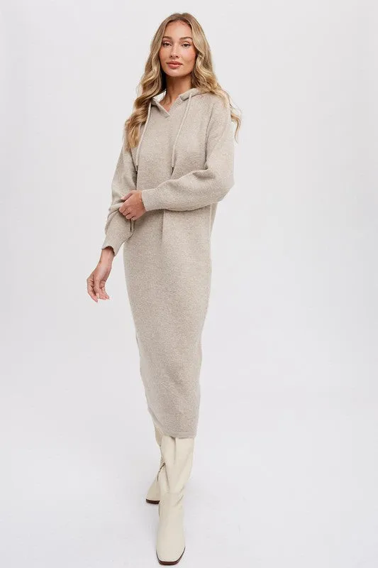 HOODIE SWEATER DRESS