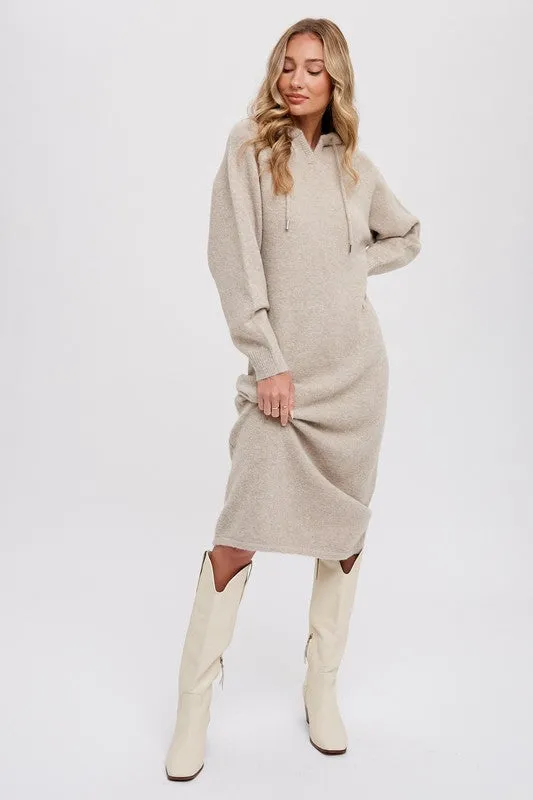 HOODIE SWEATER DRESS