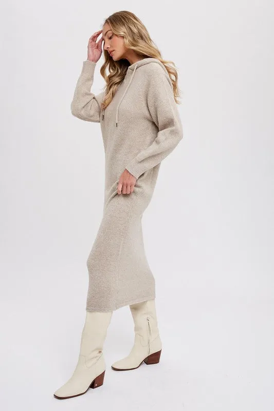 HOODIE SWEATER DRESS