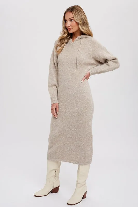 HOODIE SWEATER DRESS