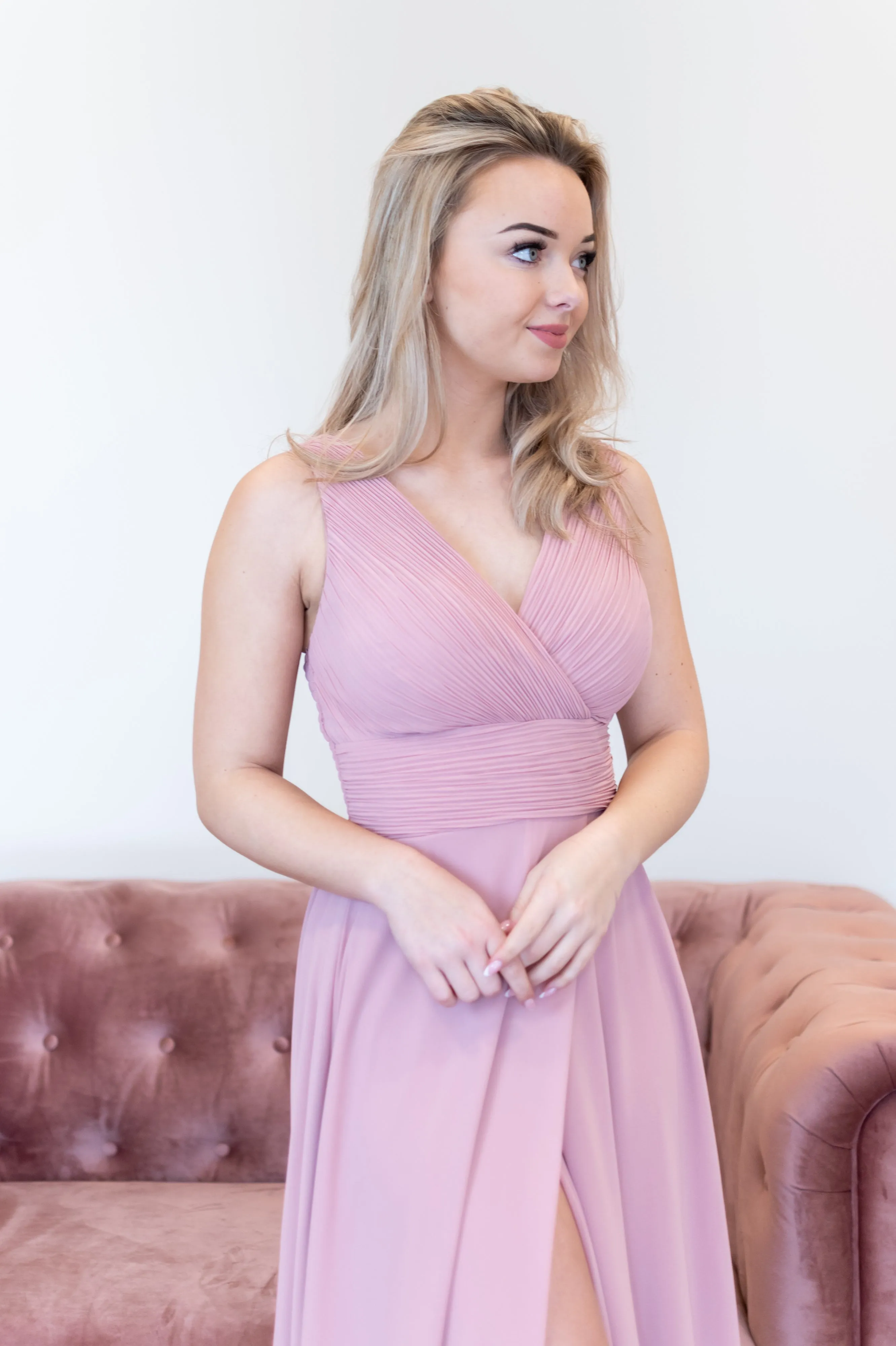 In Style Dress - Old Pink