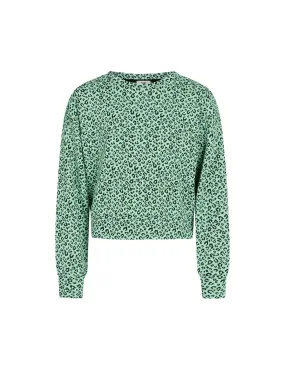 Jaquard Leo Tilina Sweatshirt, Cabbage Leo