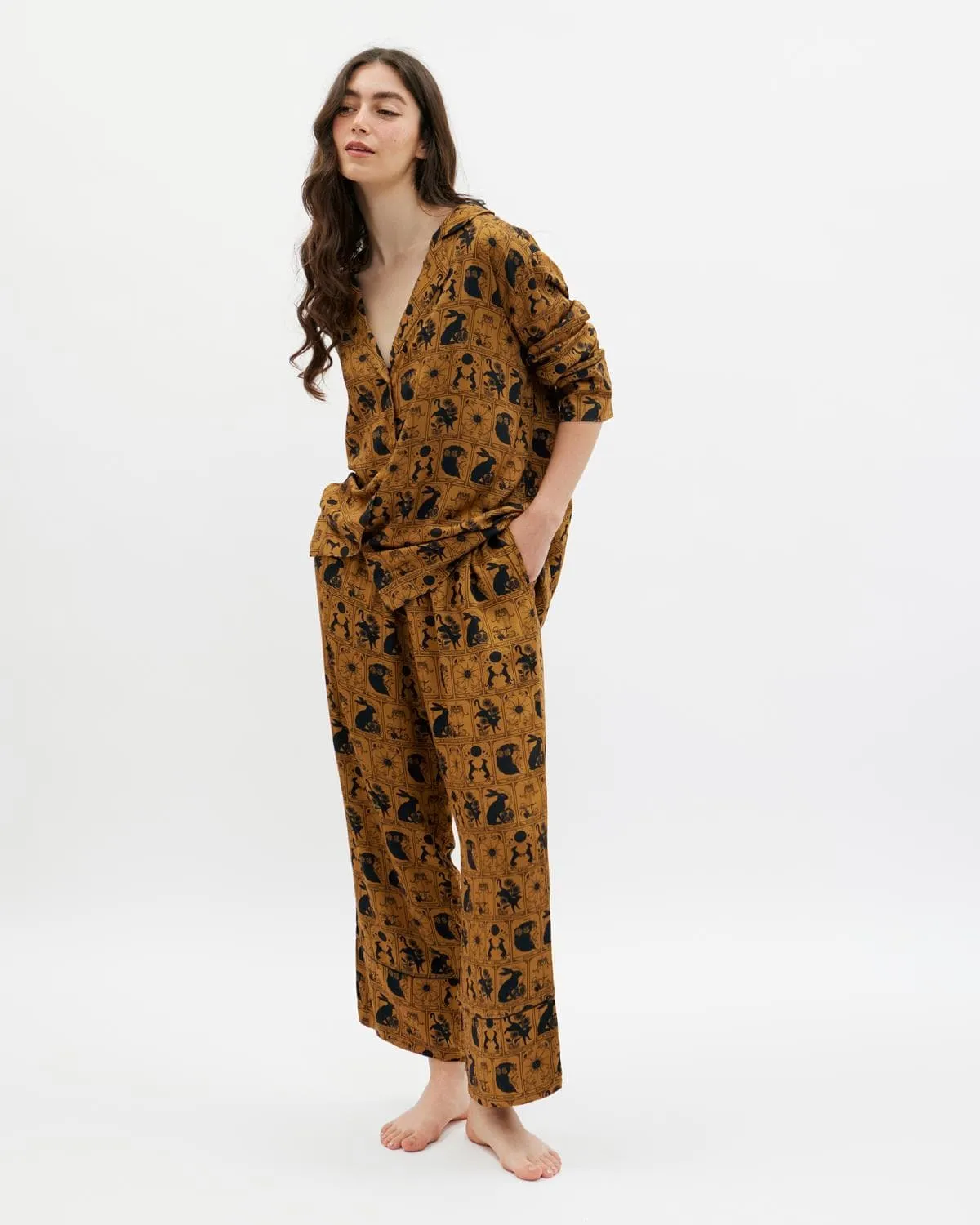 Jessica Roux Tarot Tales Pyjamas - Bronze Gold