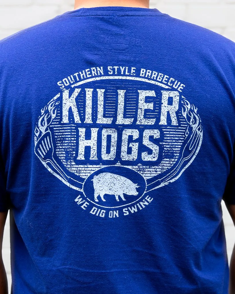 Killer Hogs Southern Style T-Shirt - Navy