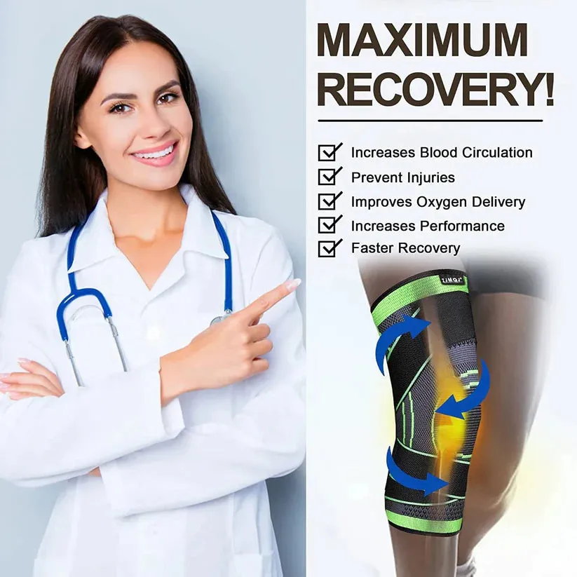 KNEE COMPRESSION & SUPPORT SLEEVE - BUY 1 GET 1 FREE