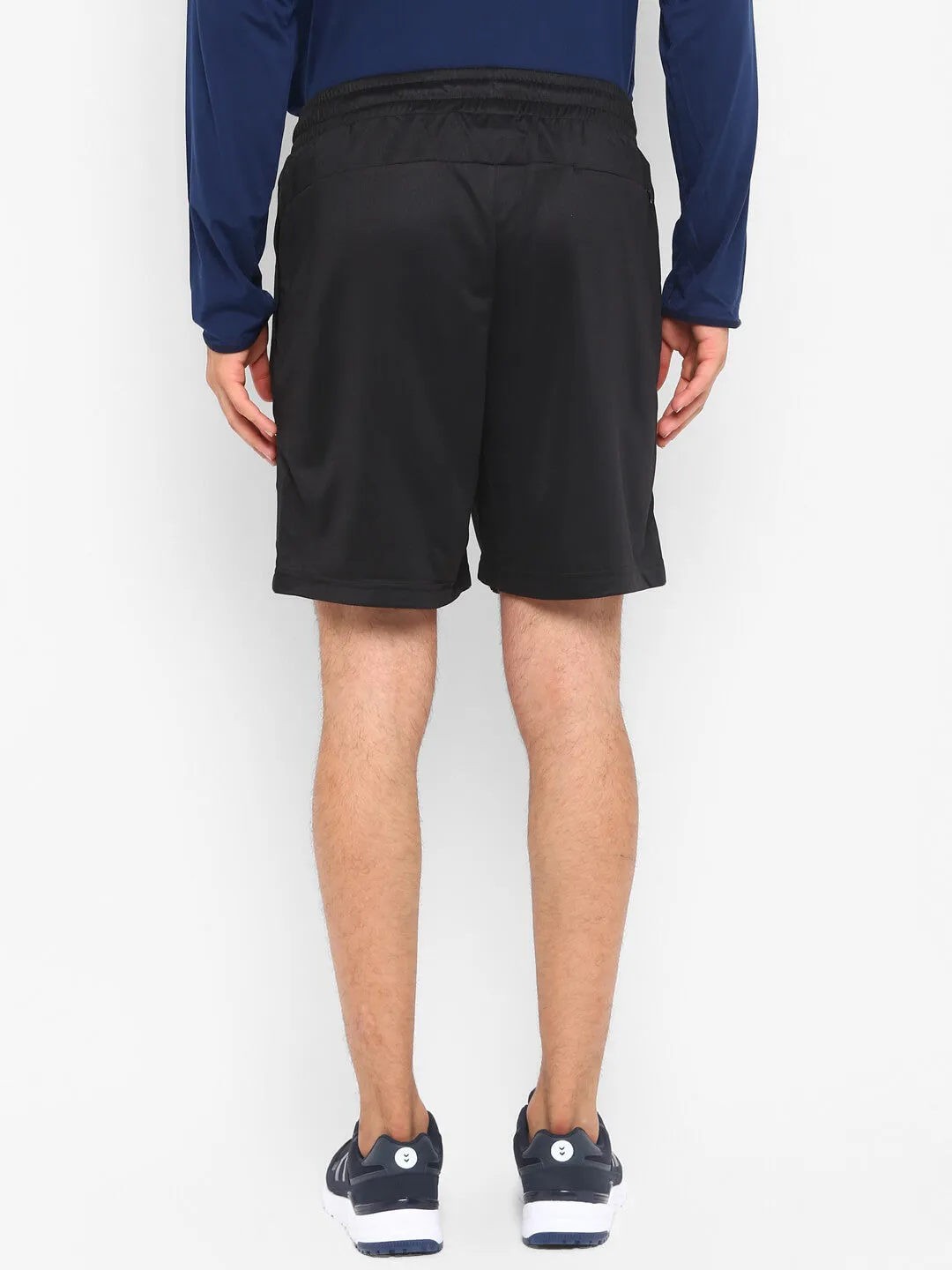 Laser Men Polyester Black Short