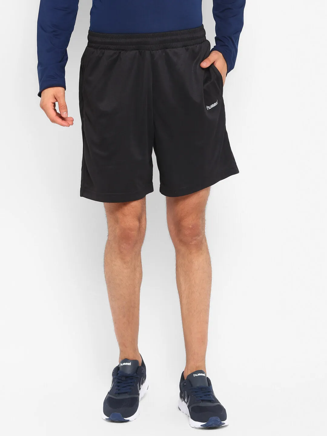 Laser Men Polyester Black Short