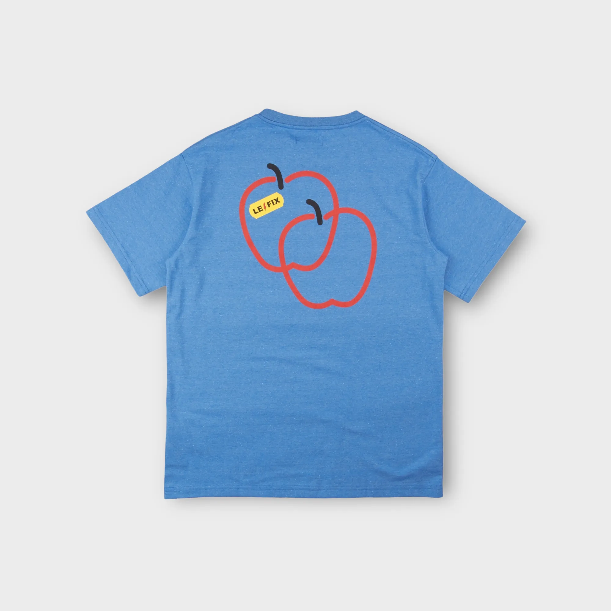 Le Fix Apple Reg T-shirt I Blå