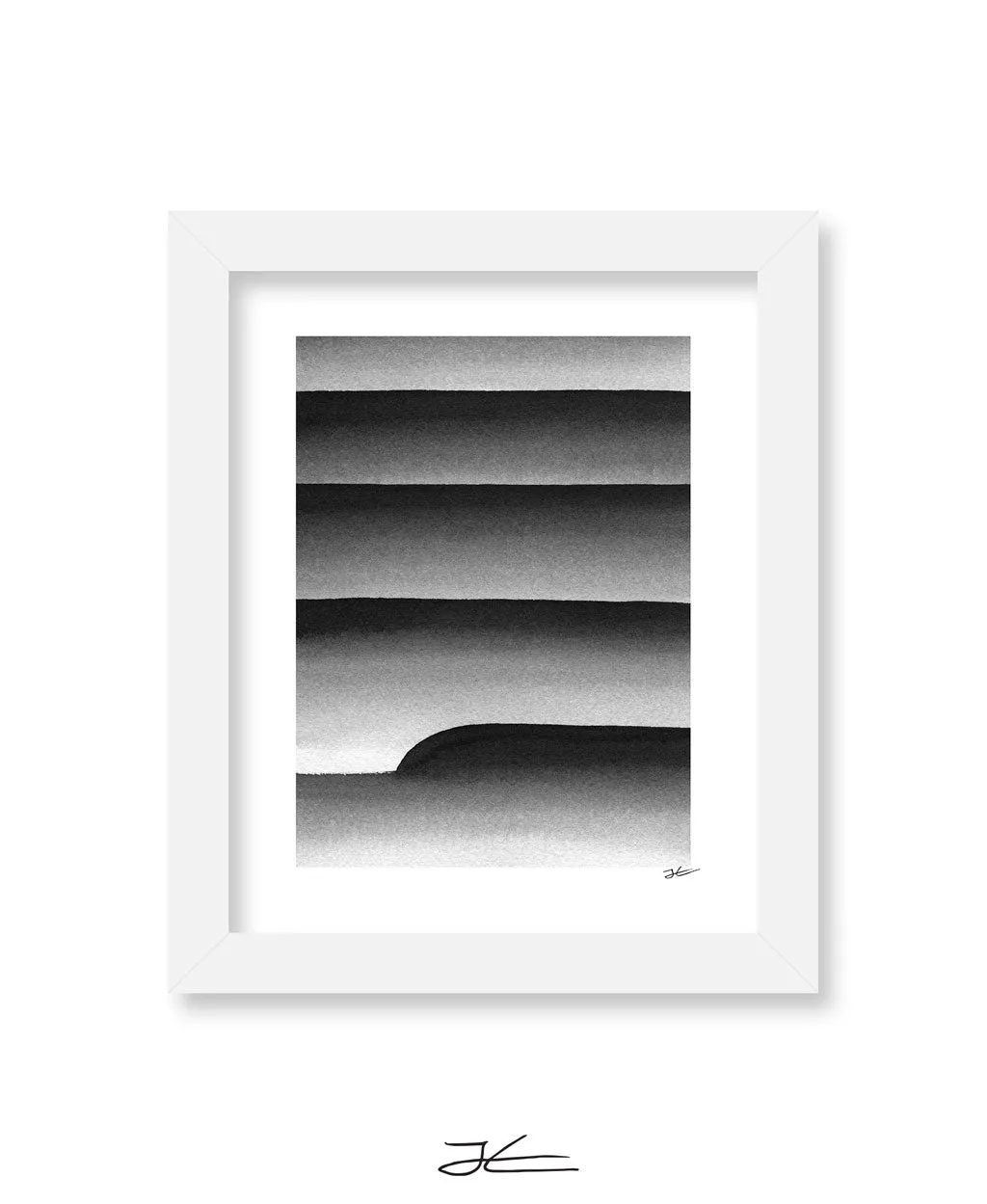 Left / Black -1 - Print/ Framed Print