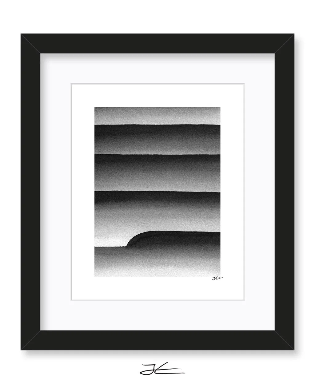 Left / Black -1 - Print/ Framed Print