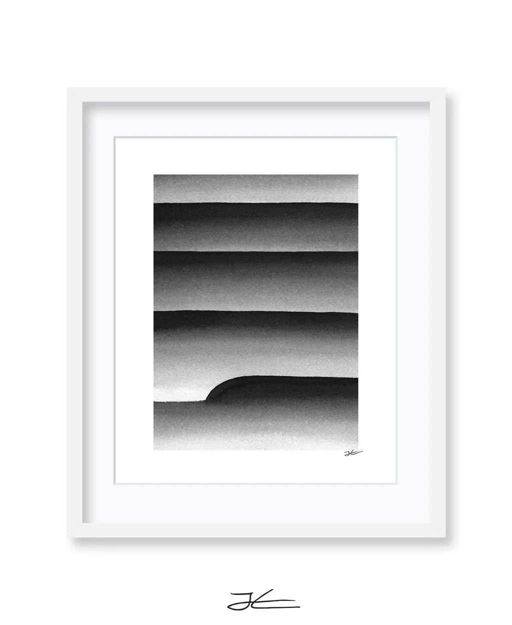 Left / Black -1 - Print/ Framed Print