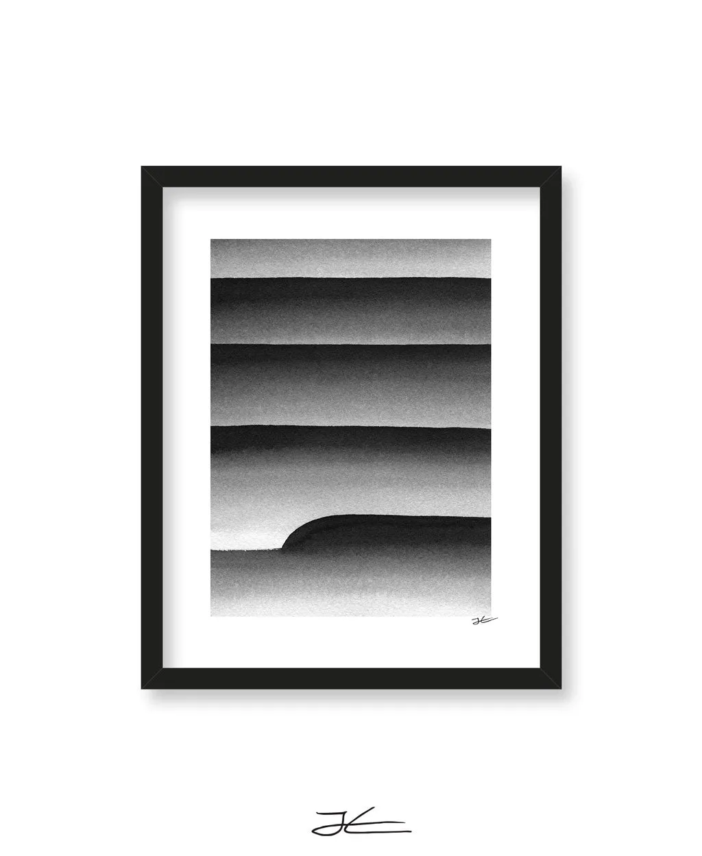 Left / Black -1 - Print/ Framed Print