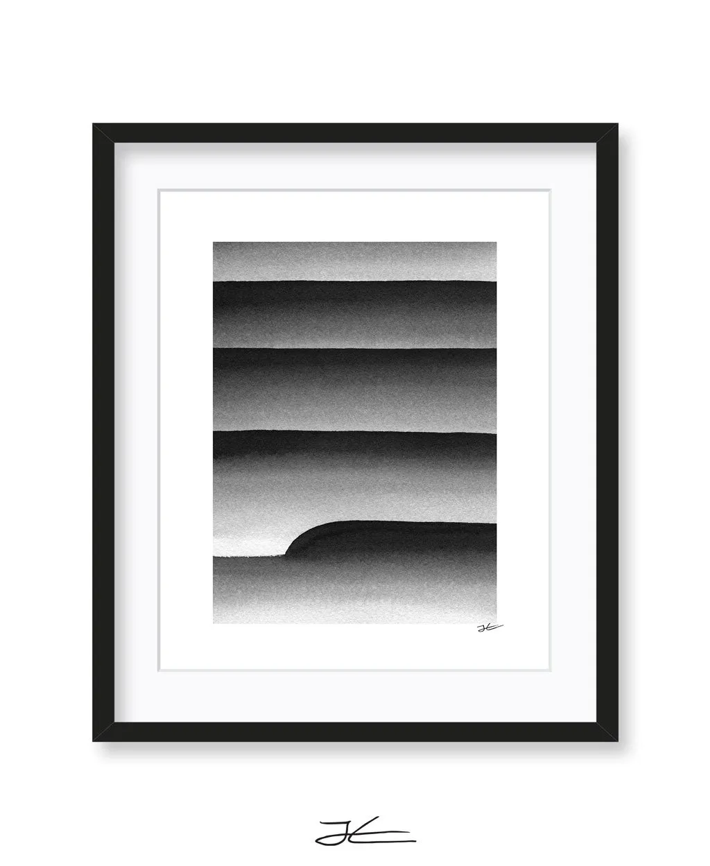 Left / Black -1 - Print/ Framed Print