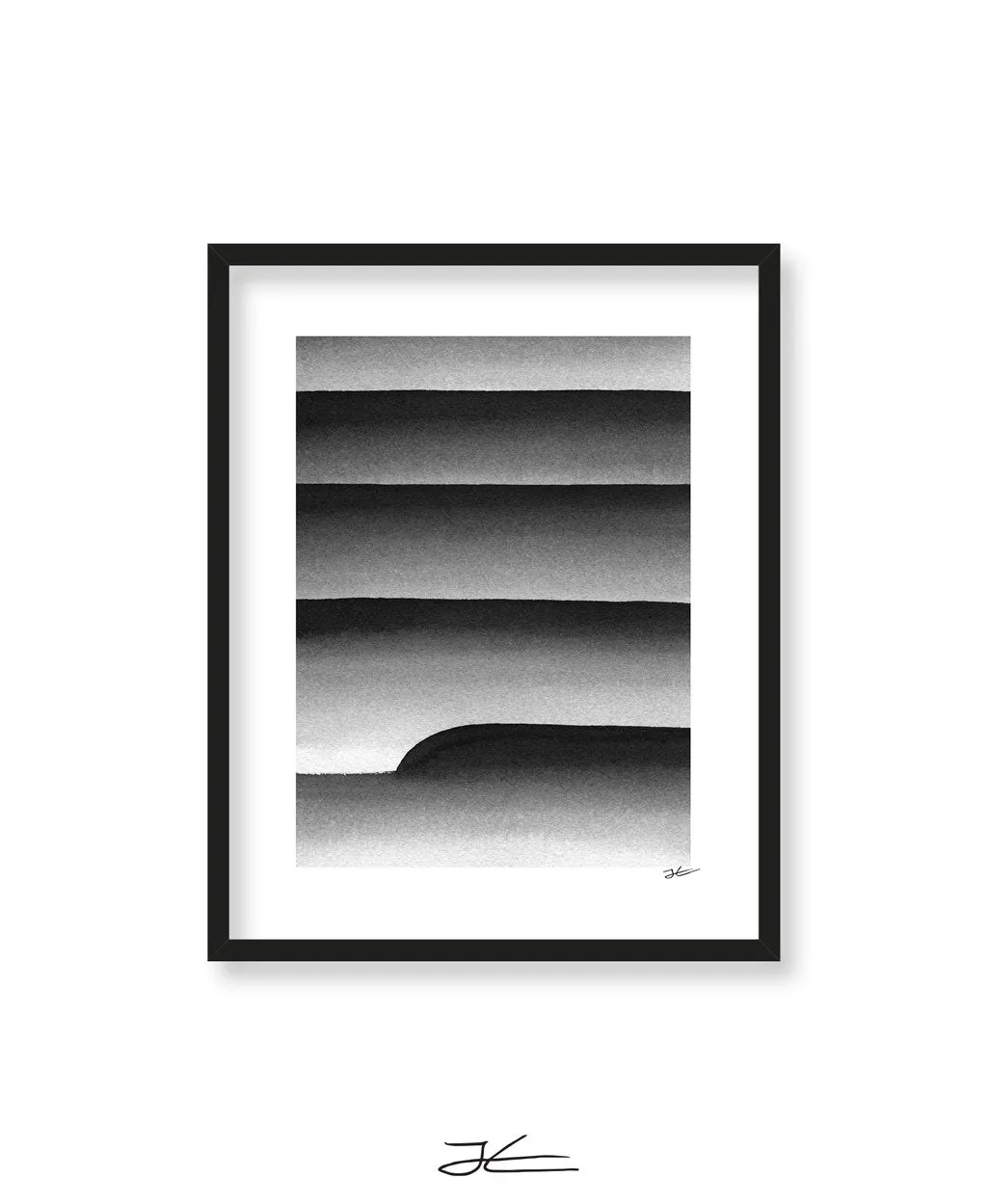 Left / Black -1 - Print/ Framed Print