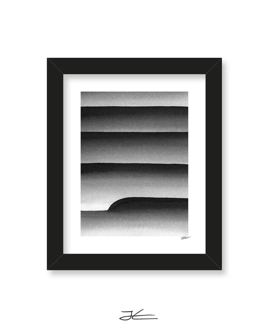 Left / Black -1 - Print/ Framed Print