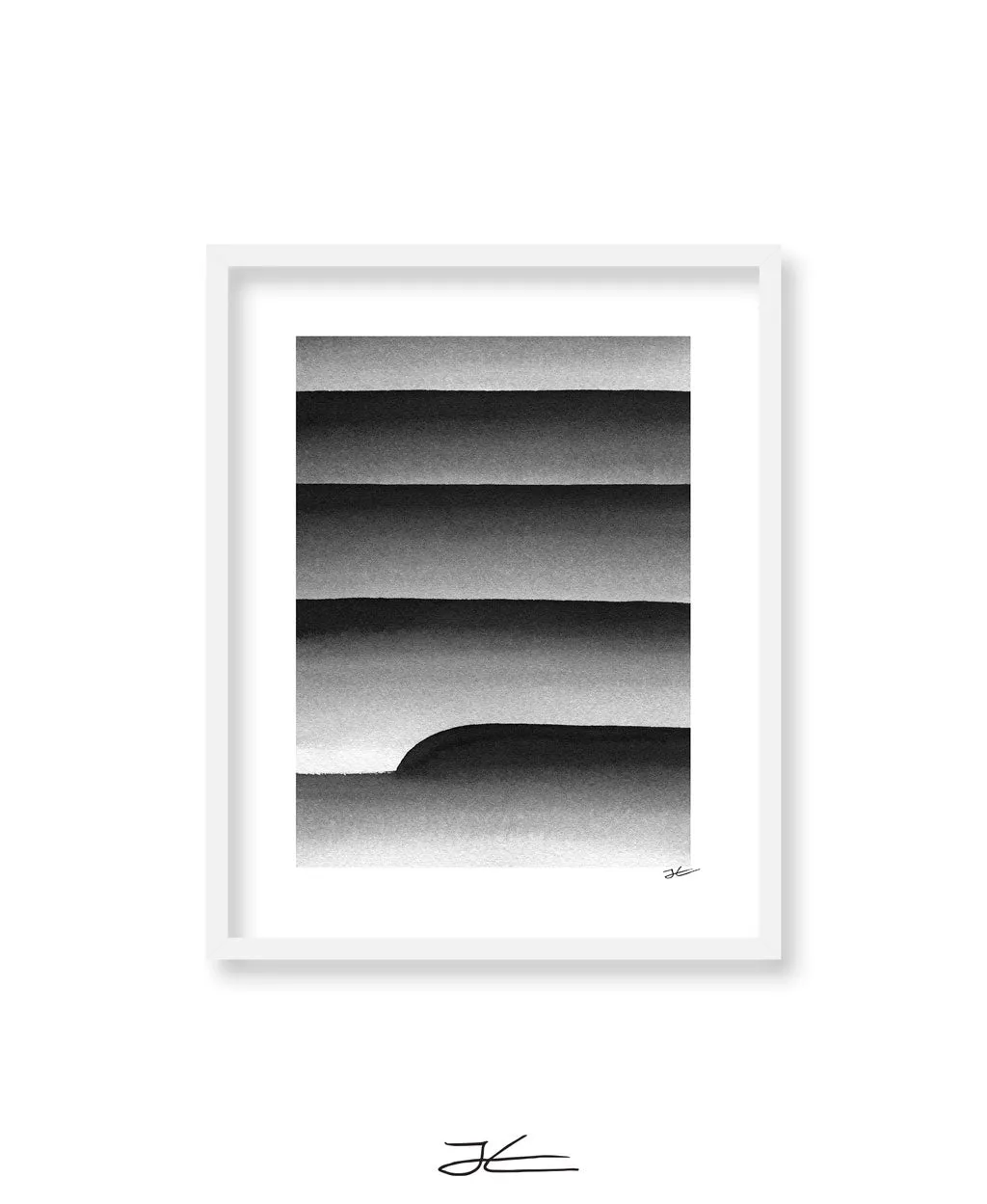 Left / Black -1 - Print/ Framed Print