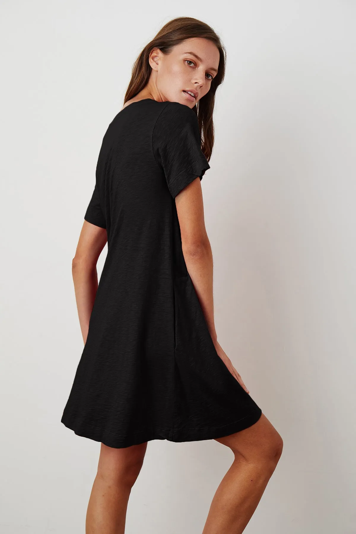 LEIGH COTTON SLUB DRESS