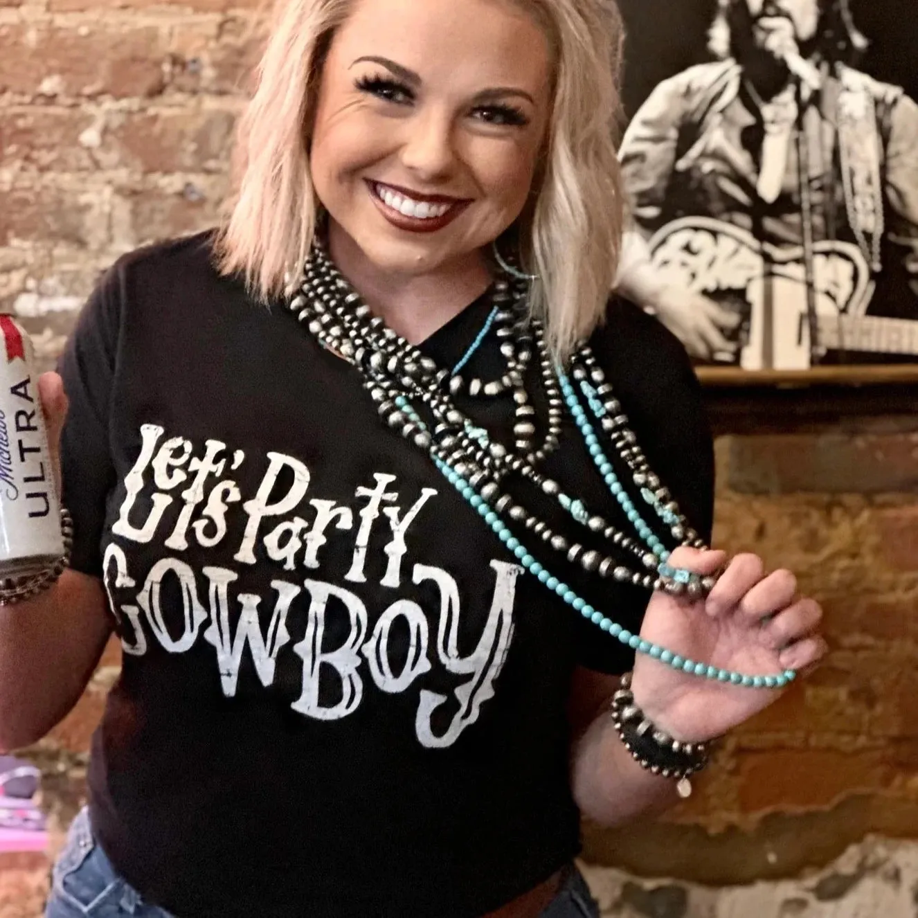 Let's Party Cowboy Tee