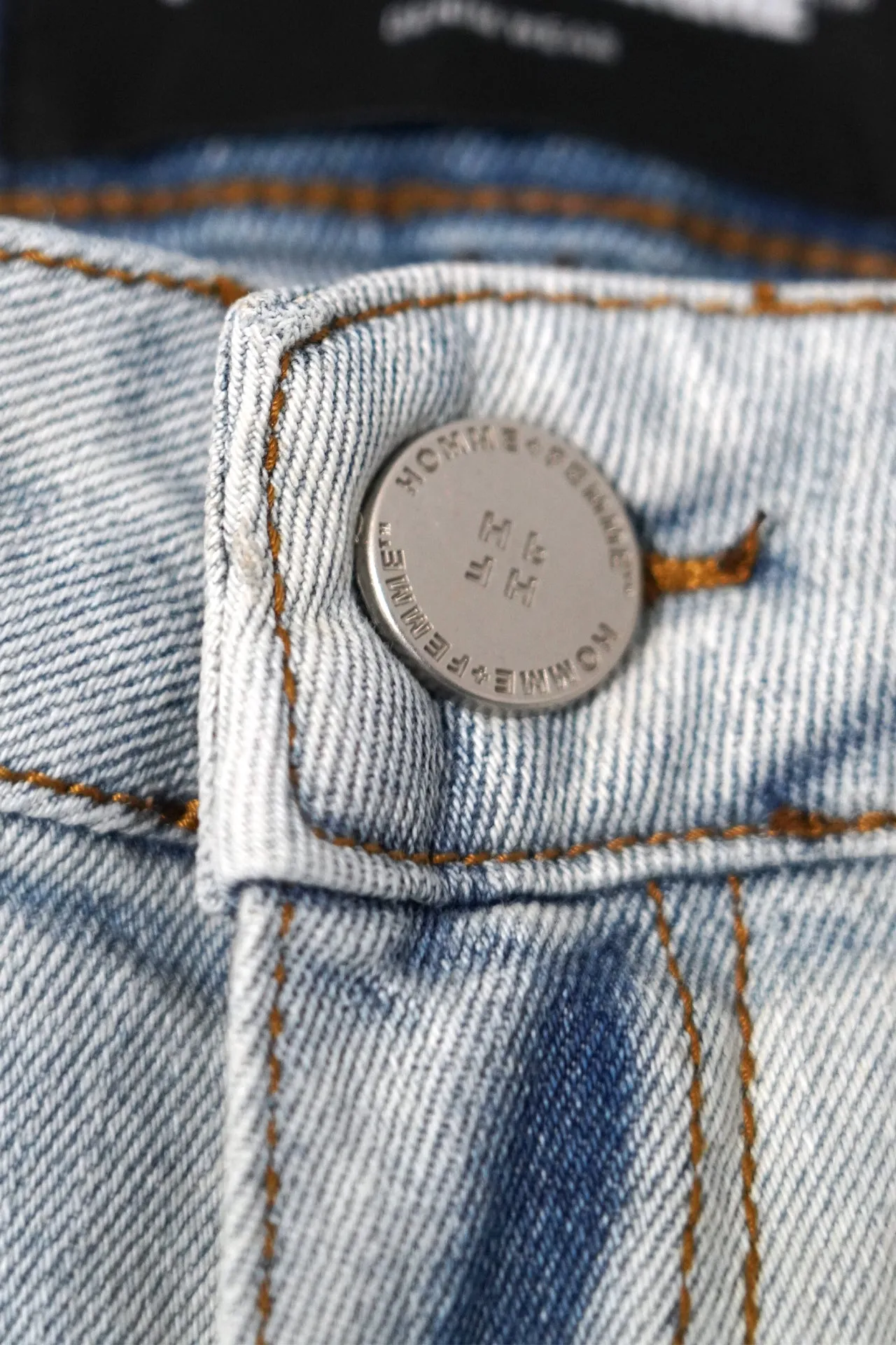 Letterman Denim Blue With Pink Letters