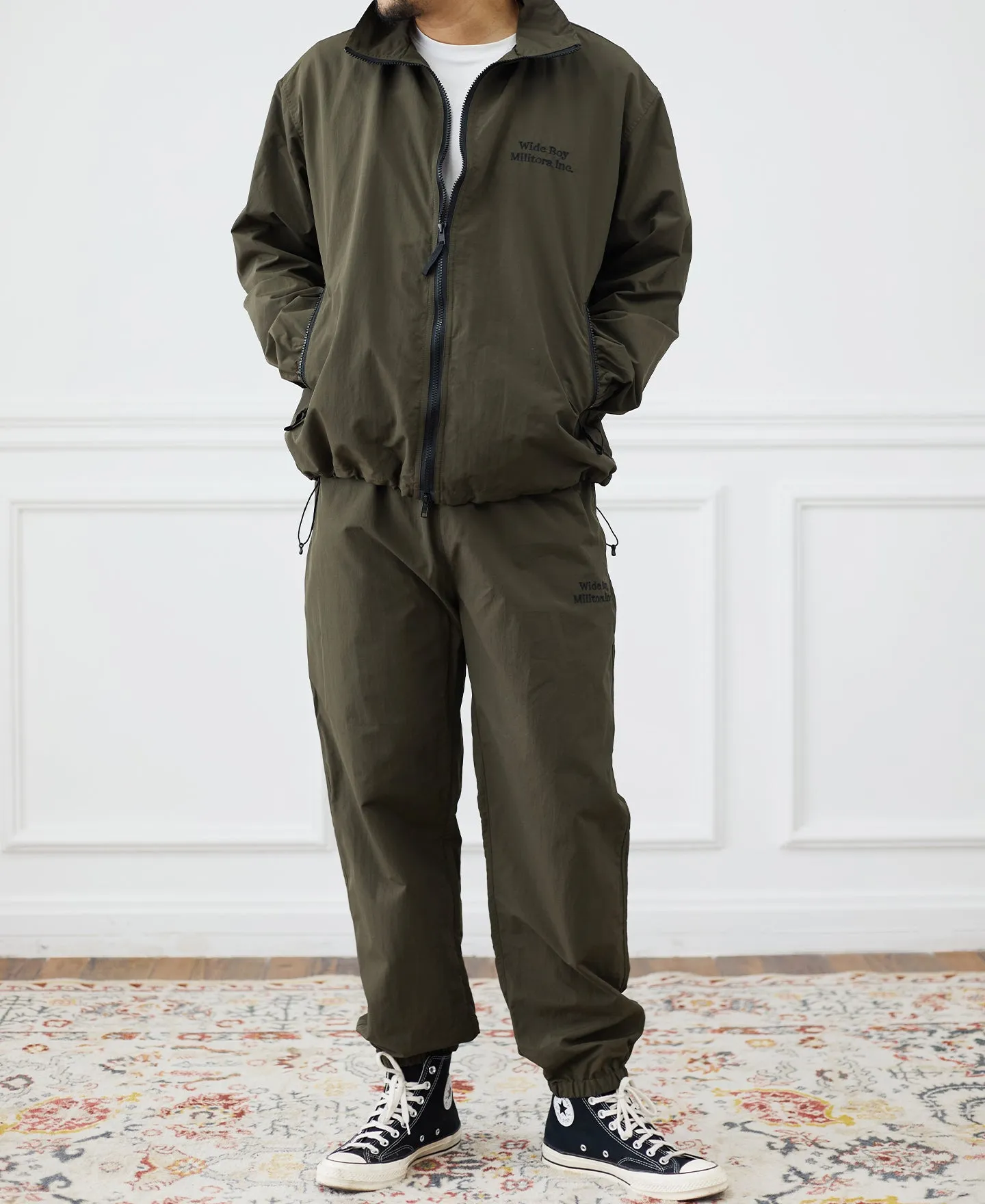 Lot 1013 Nylon Tracksuit Jacket - Olive