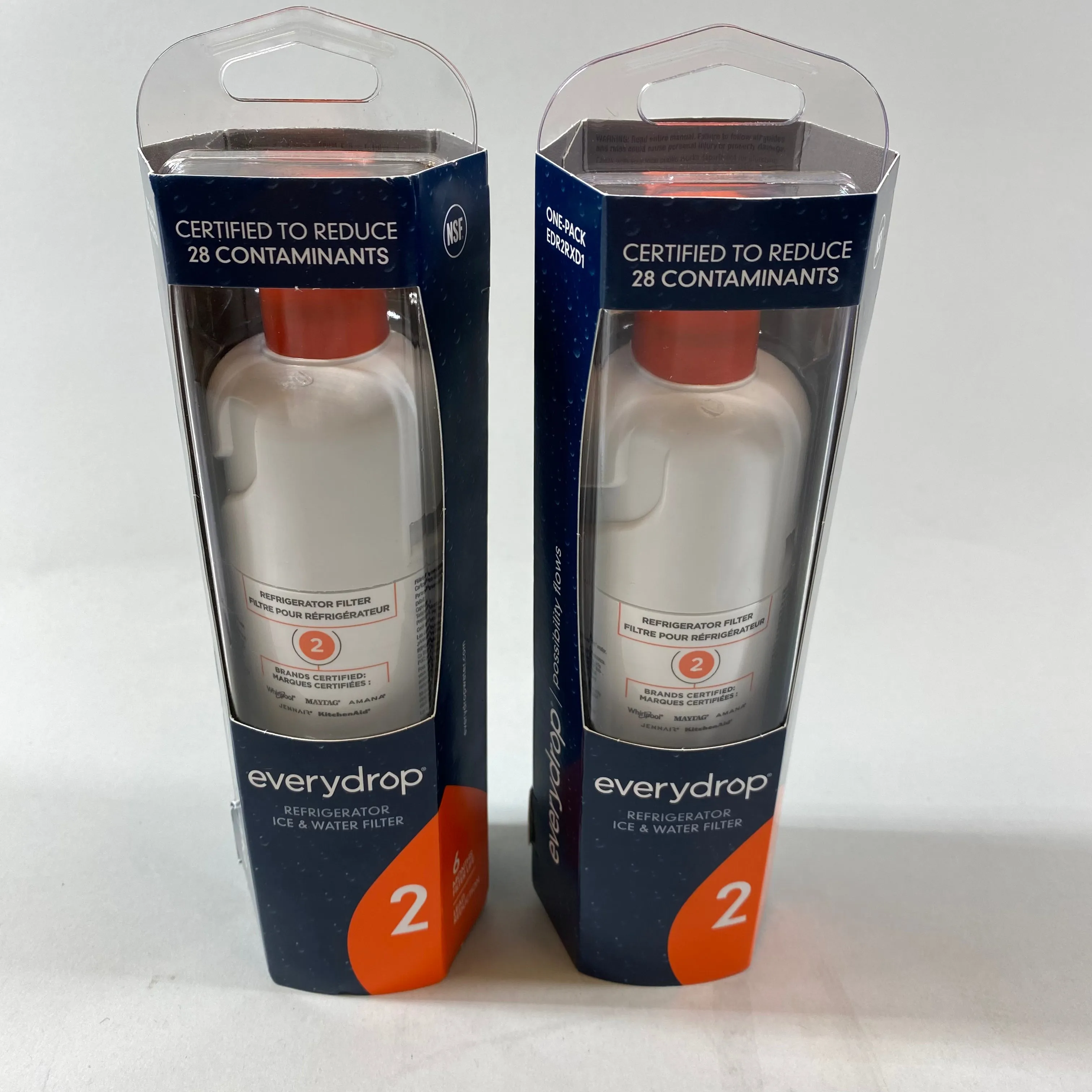 Lot of 2 - New PUR Filtration Everydrop Ice & Water Replacement Filter EDR2RXD1