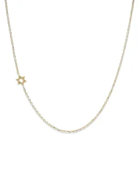 Love Letter Petite Star of David Necklace