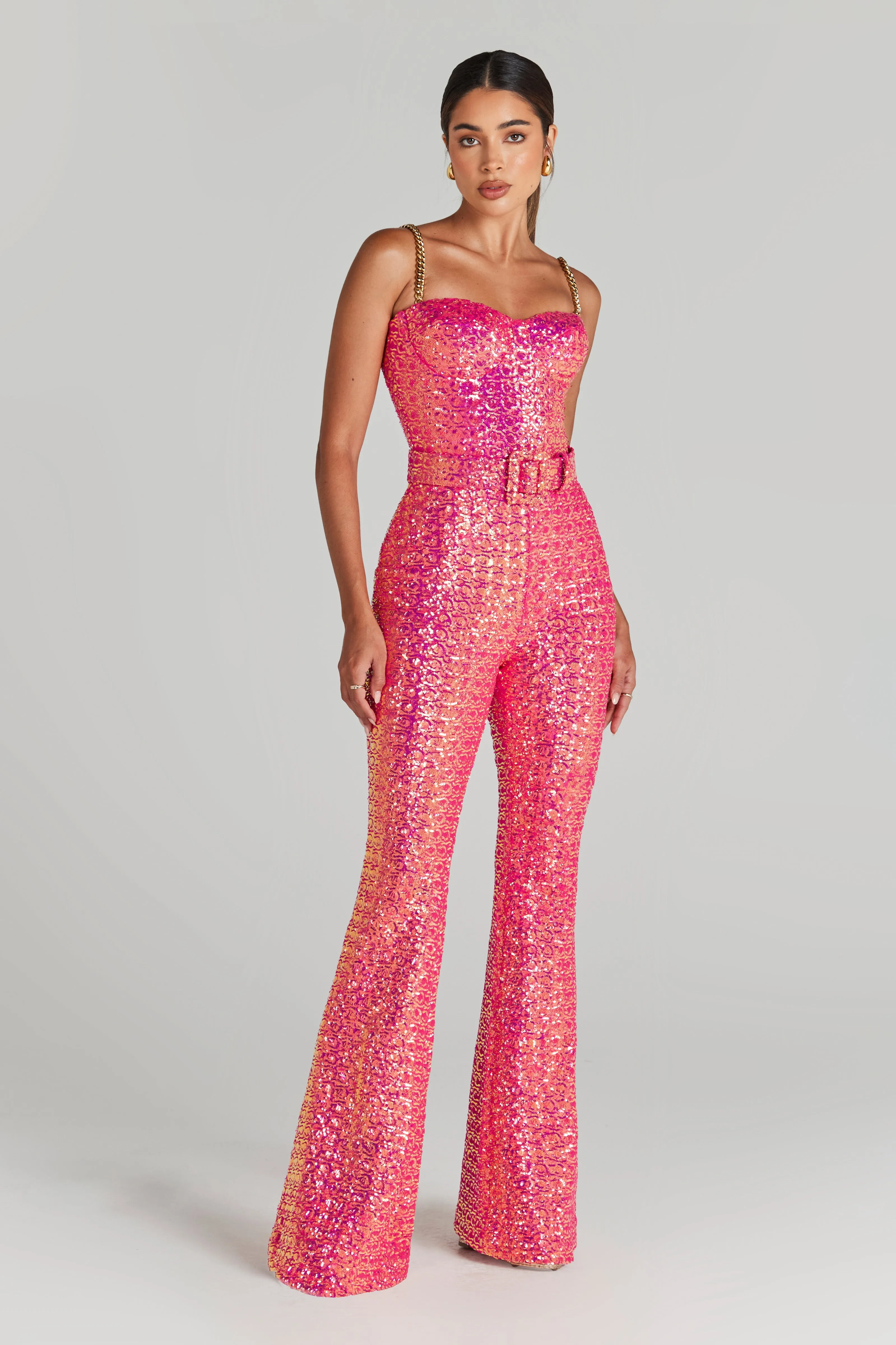 Lucinda Pink Jumpsuit