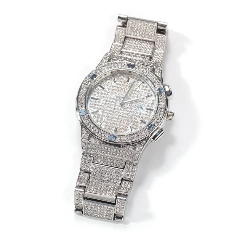 Luxury Hip hop style Iced Out watch