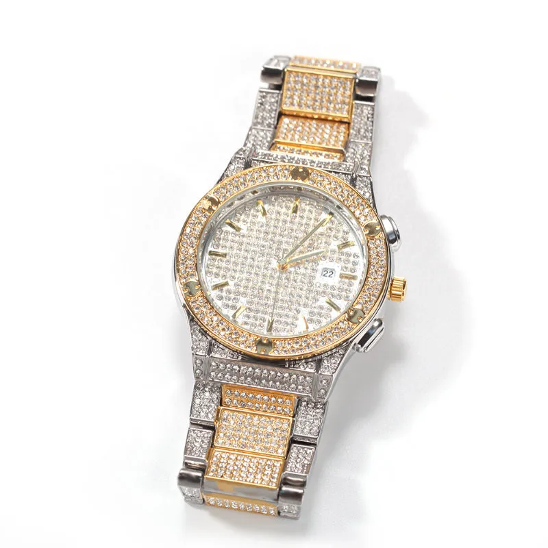 Luxury Hip hop style Iced Out watch