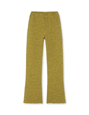 Mel Crepe Ura Pants, Misted Yellow Melange